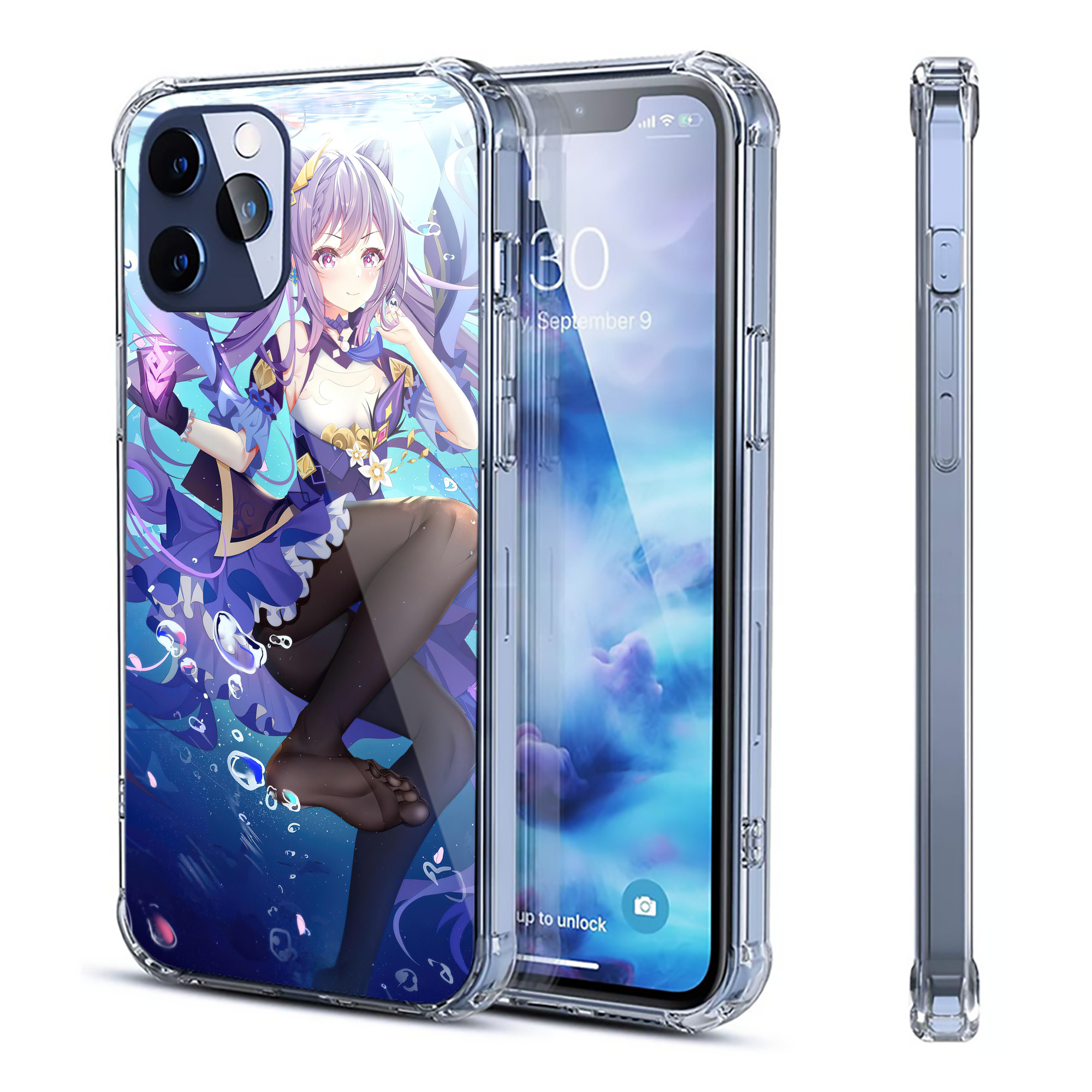 げんし神 genshin 【iPhone 12シリーズ対応】透明スマホケース（クリアソフトケース）